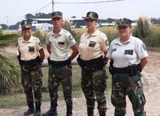 Nuevos integrantes del Comando de Prevención Rural de Suipacha