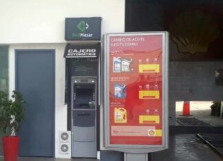 Instalan nuevo cajero en la Shell
