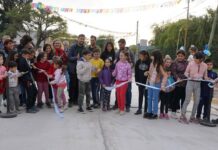 Inauguran asfalto en barrio América