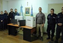 El Municipio hizo entrega de computadoras a la fuerza policial