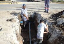 Amplían red fina de agua corriente en barrio América