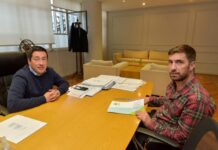 El ministro de Infraestructura recibió al intendente Ustarroz