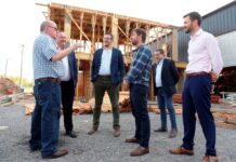 El presidente del Banco Provincia visitó Mercedes