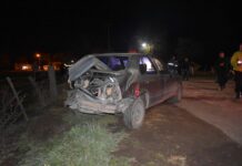 Formación del San Martín colisionó con automóvil en paso a nivel