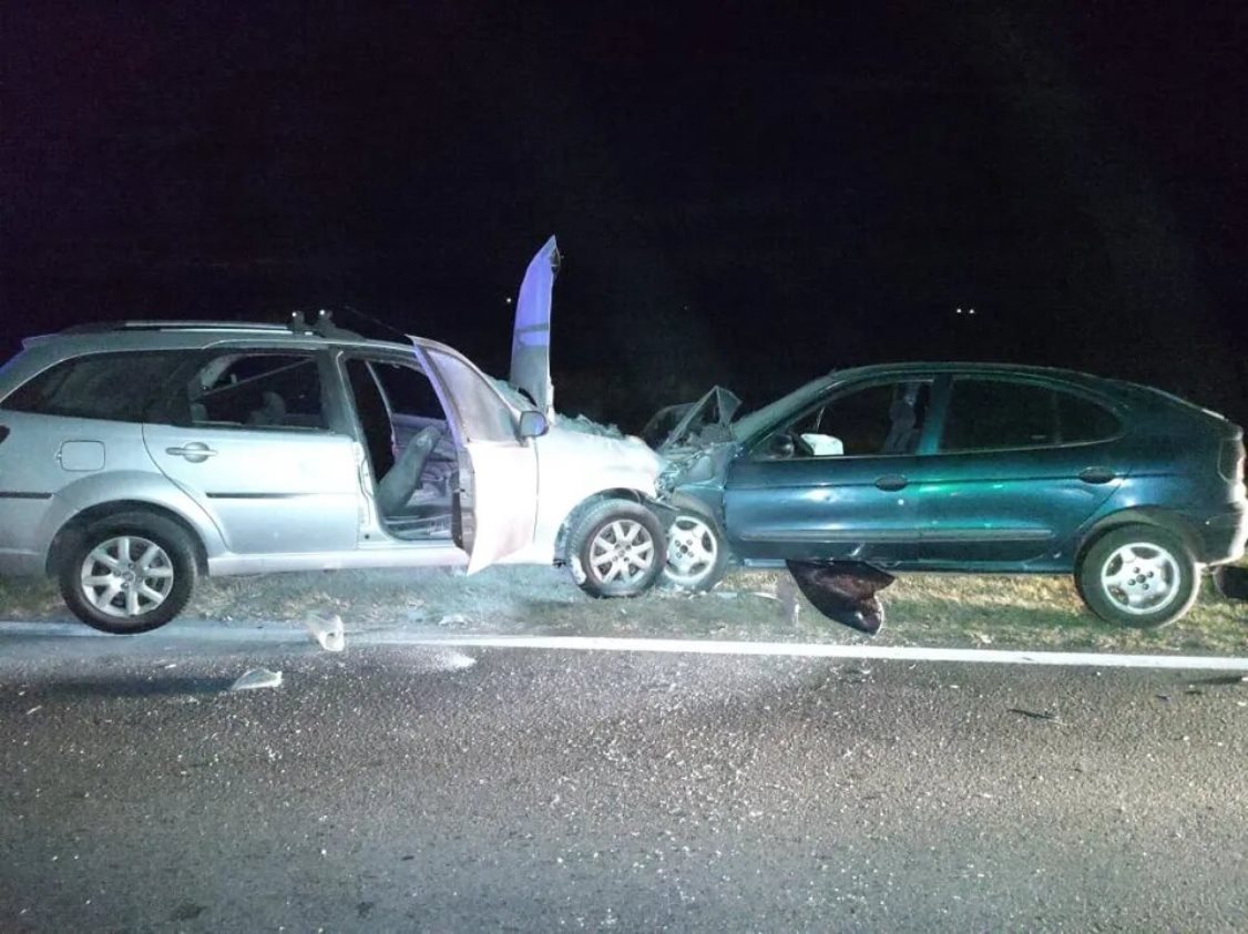 Choque frontal en ruta 5 2