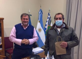 El Intendente recibió a dos trabajadores que se jubilan