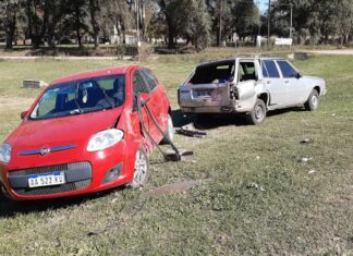Accidente sobre Ruta 5 frente al Restaurant La Casita