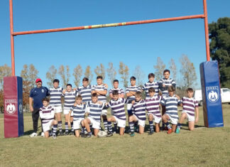 Rugby con clubes amigos en Mercedes