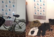 Vecino aprehendido con objetivos robados y más de un kilo de marihuana