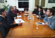 Funcionarios mercedinos se reunieron con el Director General de Escuelas