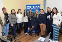 La mercedina Lina Anllo, que preside el WEF, visitó la Cámara Económica