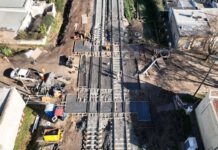 Obras en el Sarmiento para que los trenes puedan circular a mayor velocidad