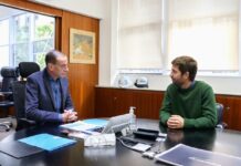 El intendente se reunió con el titular de Vialidad Nacional