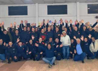 Bomberos Voluntarios de Suipacha: Cena y acto académico