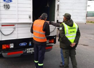 Continúan los controles a transportes en rutas de la provincia de Buenos Aires