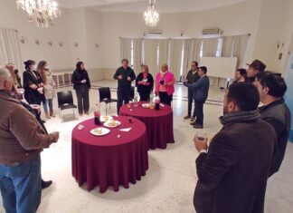 El Intendente agasajó a la prensa local en su día
