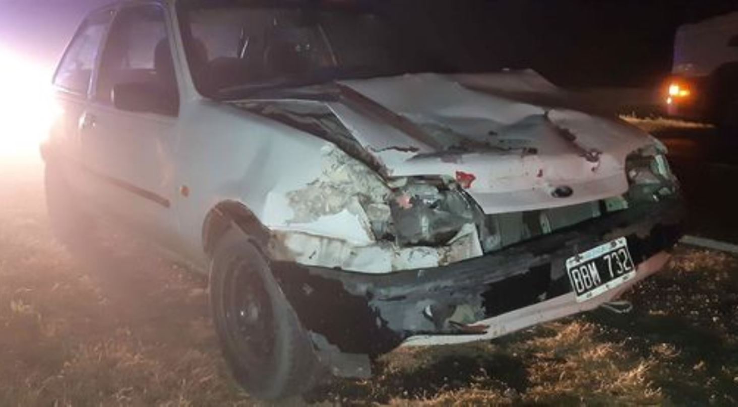 Policiales - Colision vehicular sobre Ruta 5 - Lasala