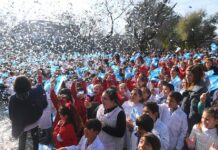Lunes con acto de “Promesa a la bandera”