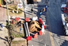 Servicios Públicos concreta importante obra en la red cloacal