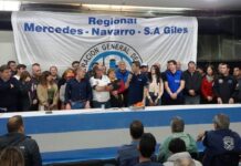 La flamante Regional de la CGT fue puesta en funciones con fuerte respaldo nacional