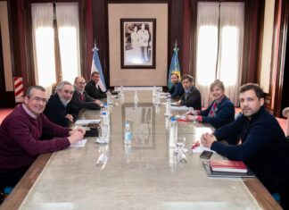 Federico y los intendentes radicales se reunieron con el gobernador