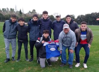 Prueba de jugadores de Juventud Unida en Defensa y Justicia