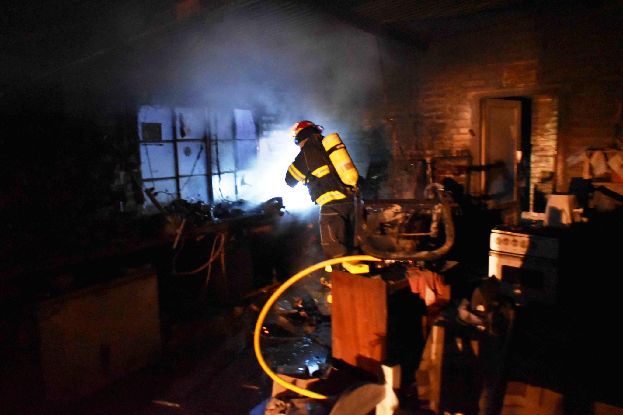 Lasala - Incendio de taller 1