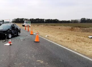 Violenta colisión sobre Ruta 5: Una víctima fatal