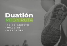 Espectacular duatlón de ruta en Mercedes