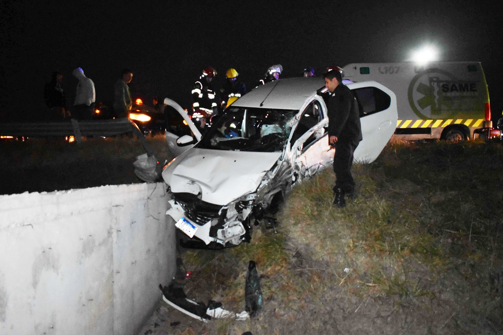 Lasala - Violenta colision sobre Ruta 5 3