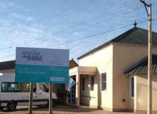 Continúan las obras en la Escuela de Educación Especial Nº 501