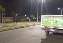 Colisión entre motos: joven en grave estado