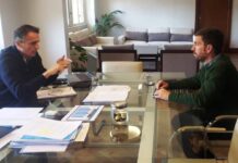 El intendente se reunió con el titular de Obras de Nación