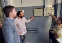 Renuevan instalación eléctrica en la Escuela 7
