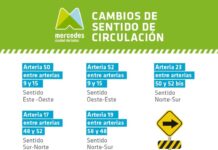 Definen sentido de circulación en varias calles de la ciudad