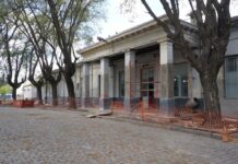 Obras en Estación del Ferrocarril Sarmiento