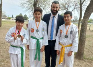 Alumnos de la Escuela Chul Hak San compitieron el domingo en Luján