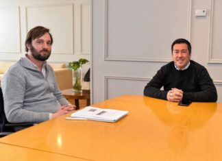 Encuentro de trabajo con el ministro de Infraestructura Nardini