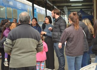 Más de 400 vecinos pasaron por el Tren Sanitario y Social