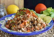 Ensalada de lentejas a la hierbabuena