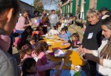 Los niños festejaron su día en La Trocha