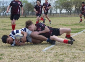 Rugby: Triple triunfo del M14 suipachense en la Copa 100 años del Club Dorrego de Navarro