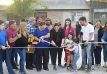 Inauguran nuevas cuadras de pavimento en barrio Obrero