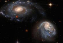 La NASA captó la fusión galáctica más lejana hasta el momento