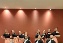 Mercedes participó en un festival internacional de Folklore