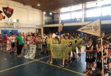 Ricardo Palacios fue homenajeado con un encuentro de mini básquet