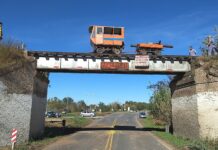 La nueva traza proyecta un nuevo puente en el Río Luján y en el ferrocarril Belgrano
