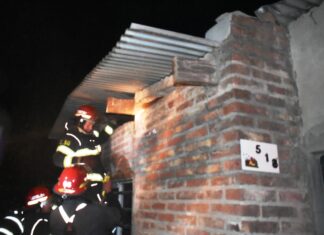 Explosión en vivienda