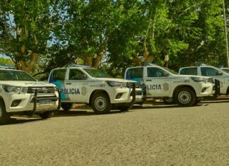 Ocho nuevos patrulleros para la Policía Comunal