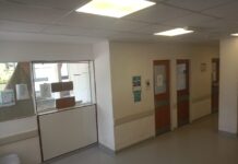 Trabajos de remodelación del laboratorio del Hospital Dubarry